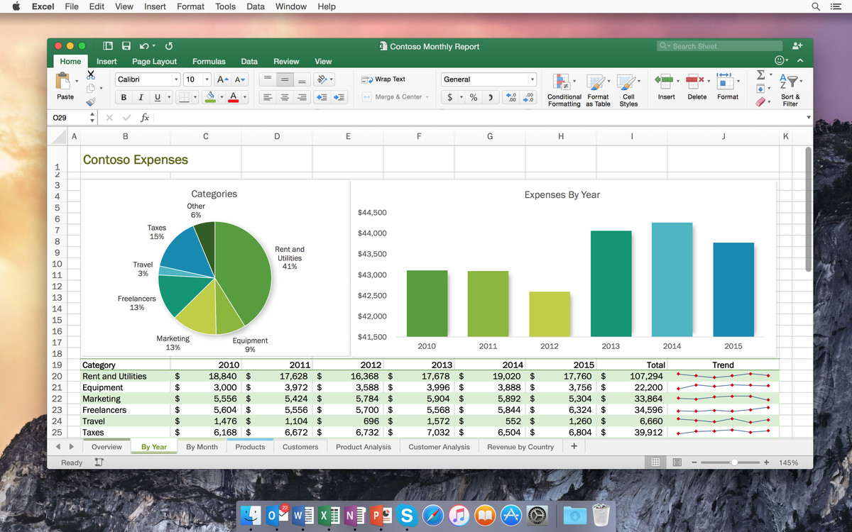 whats the extension excel 2016 for mac